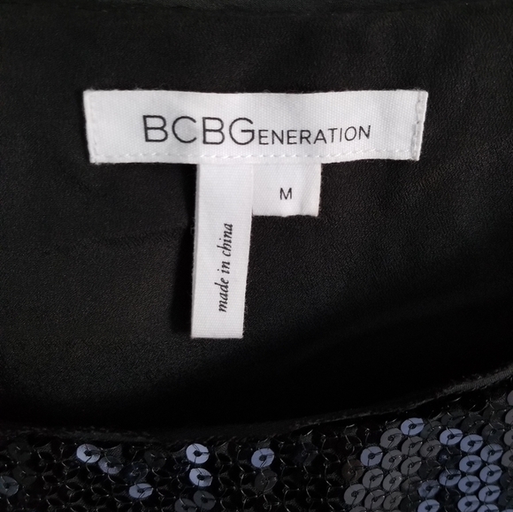 BCBG Generation black sequin cocktail dress - Picture 2 of 6